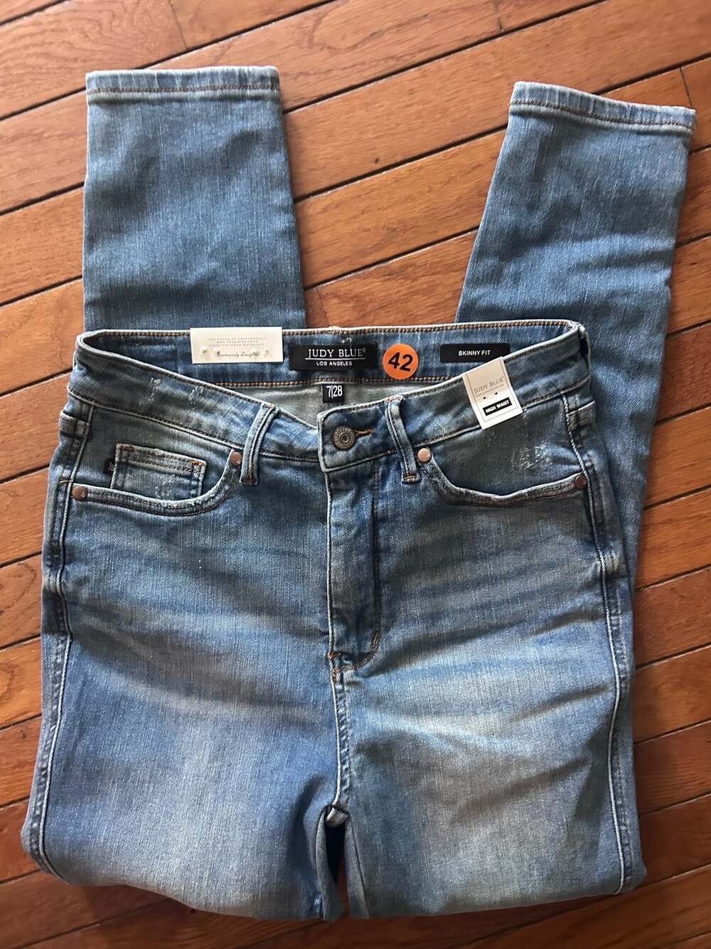NWT Judy Blue High Waist Skinny Fit Jeans Sz 7/28